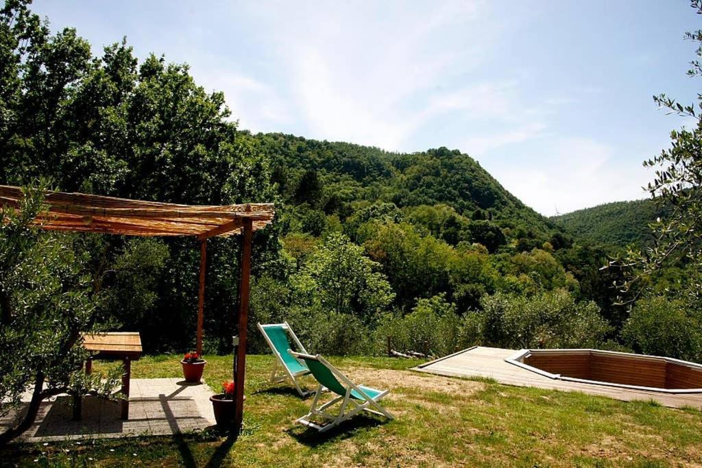 Villa Con Piscina 10 Posti Letto, L'Oliveta Di Rivalto 基亚恩尼 外观 照片